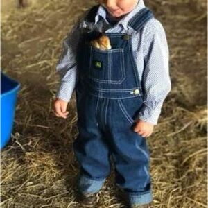 JOHN DEERE VGUC Classic Blue Jean Overalls